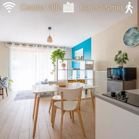 Gdx Privilege - En Bresse - Centre & Gare 아파트 *